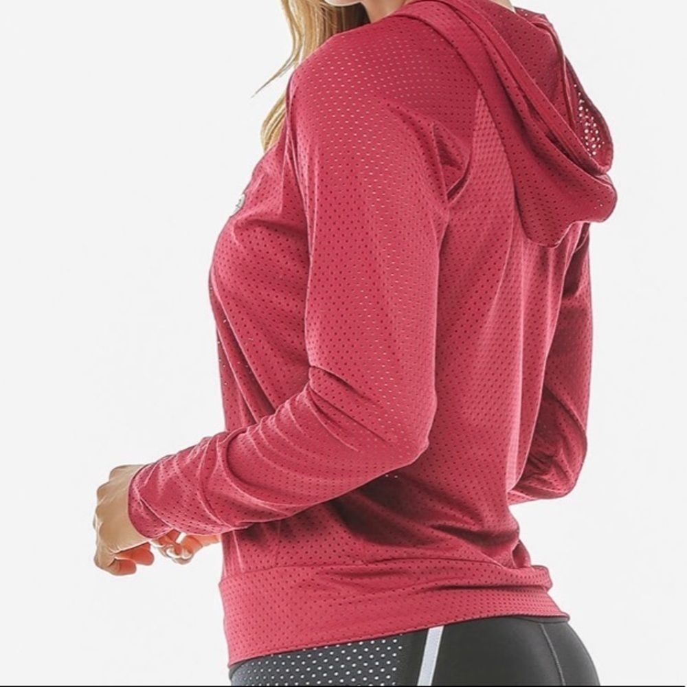 Protokolo Full Zip Hoodie Dark Wine